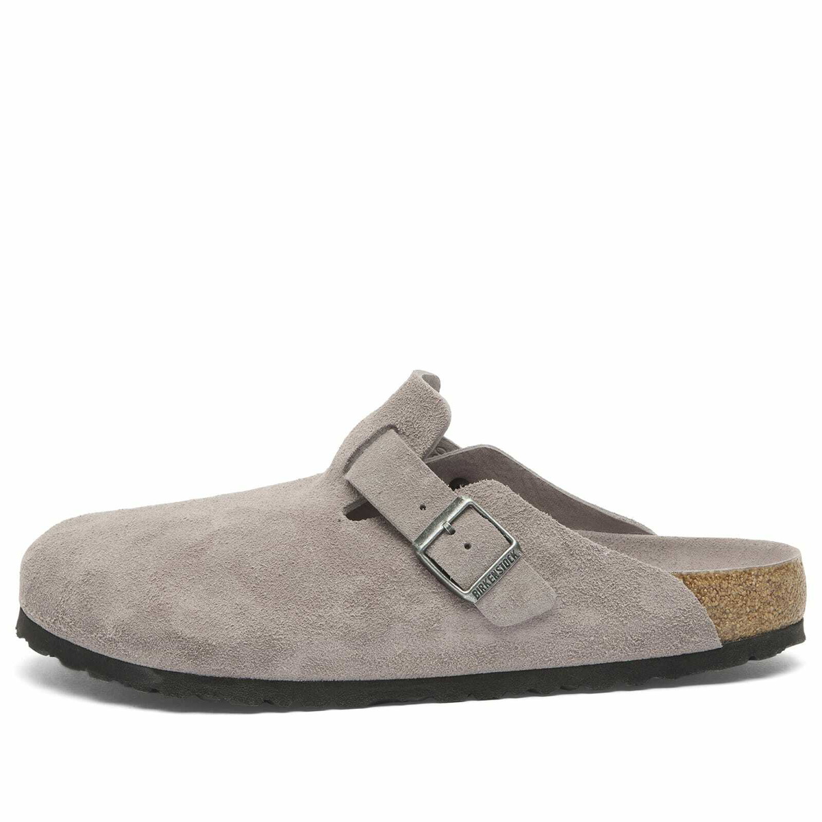Birkenstock Men's Boston SFB Clog - Faded Purple Suede