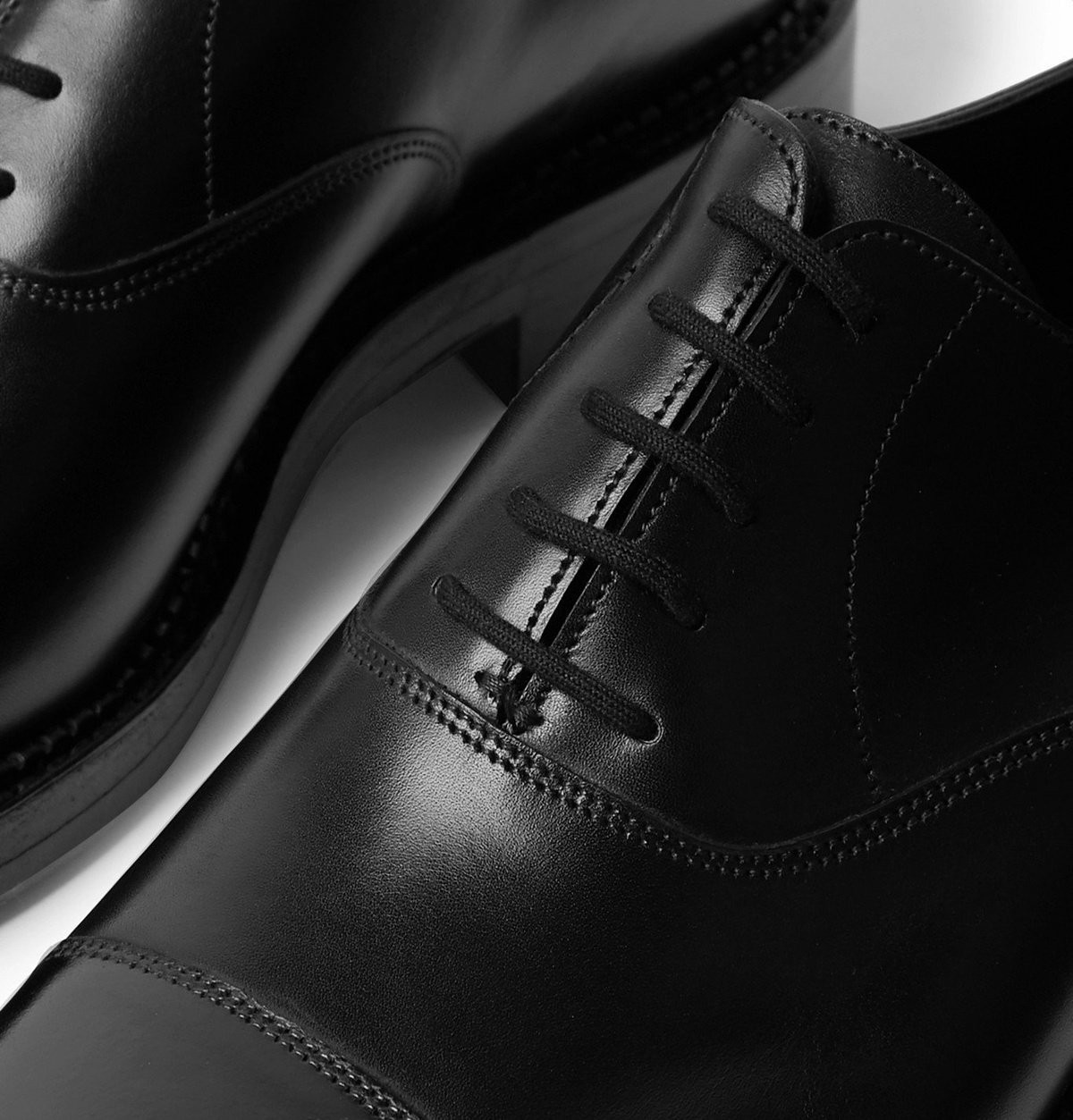 John Lobb - City II Leather Oxford Shoes - Black John Lobb