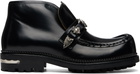 Toga Virilis Black Leather Boots