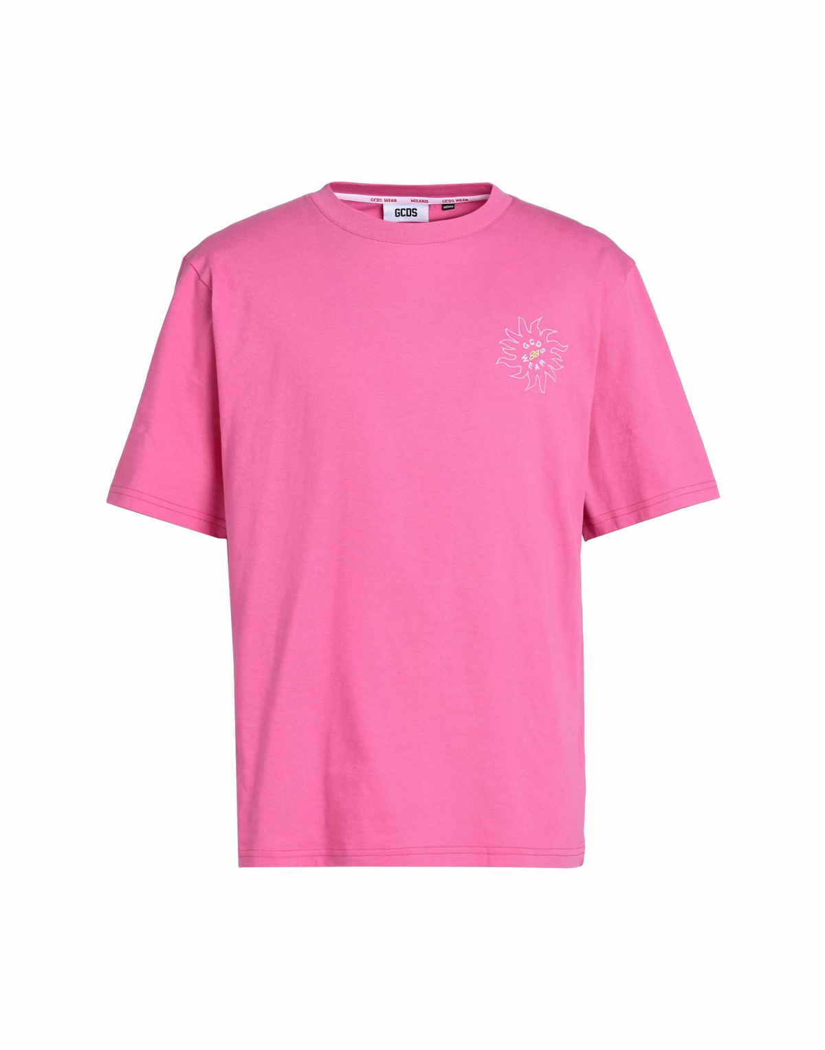 Gcds Mens T-shirt Fuchsia