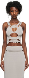 TYRELL SSENSE Exclusive Gray Tank Top