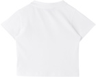 Balmain Baby White Glittered T-Shirt