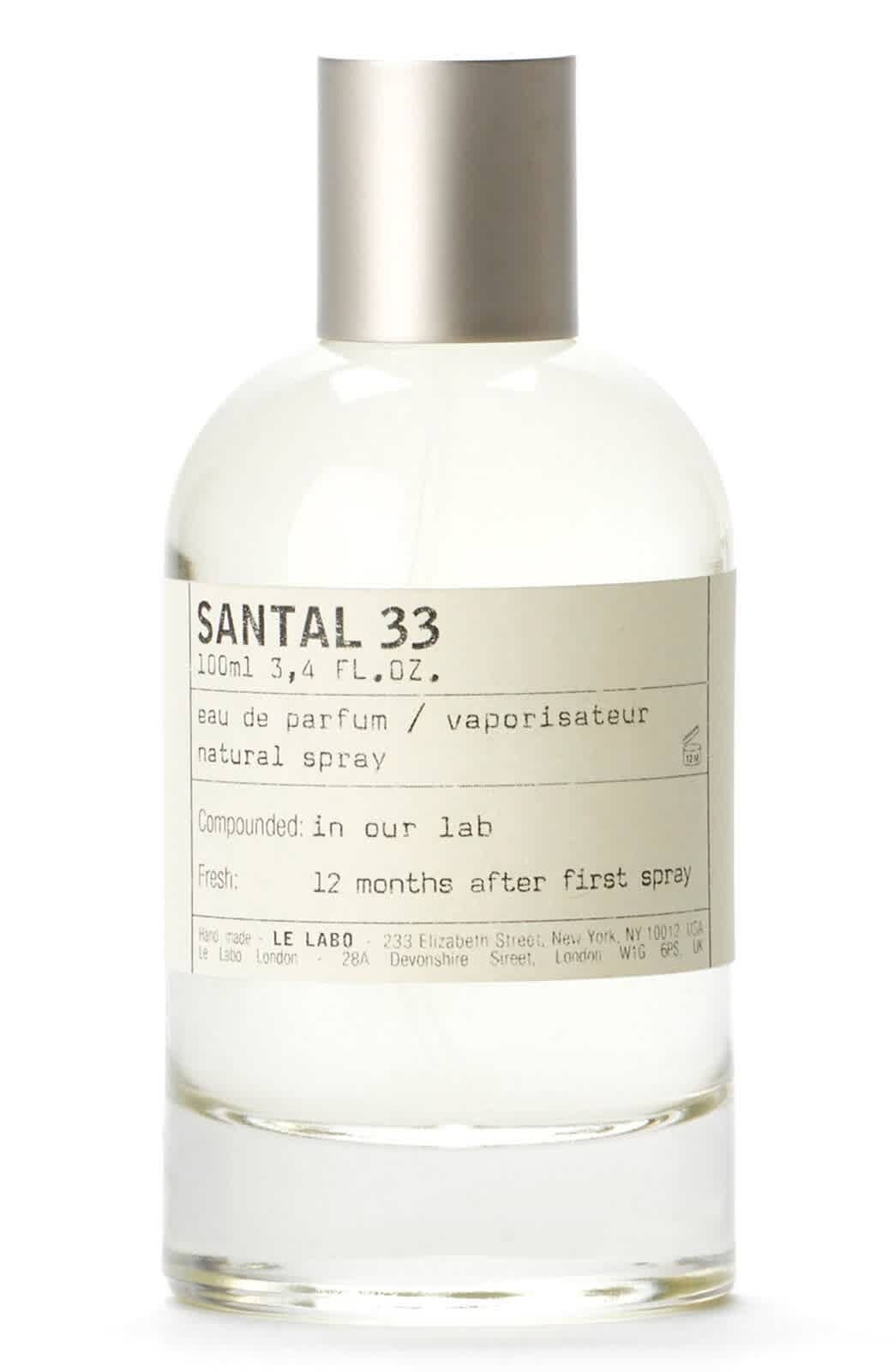 Le Labo Unisex Santal 33 EDP Spray 3.4 oz Fragrances 842185115861