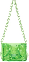 Mame Kurogouchi SSENSE Exclusive Green Sculptural Mini Chain Bag