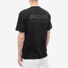 Men's AAPE Aaper Kilo Basic One Point T-Shirt in Black