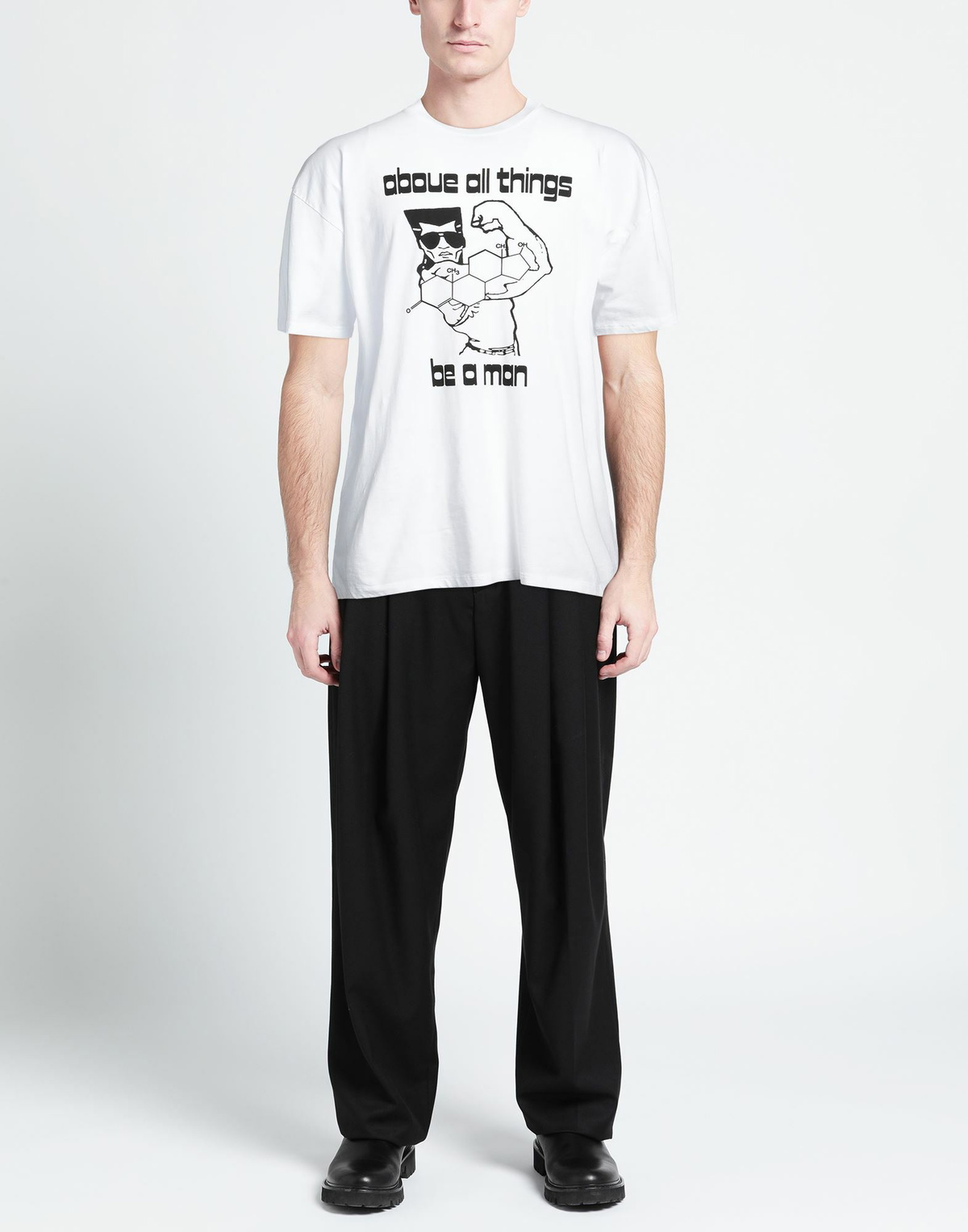 Aries Mens T-shirt in White