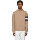 Maison Margiela Beige Stripes Turtleneck