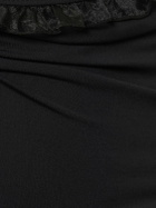 GIAMBATTISTA VALLI Ruffled Crossed Jersey Cutout Midi Dress