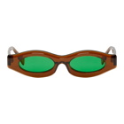 Kuboraum Brown Y5 Cop Sunglasses