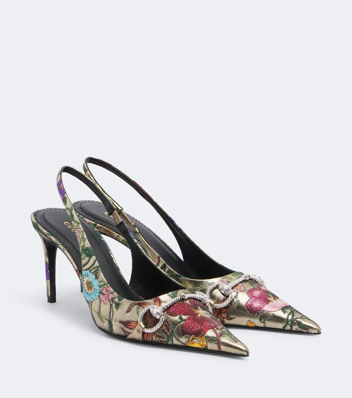 Gucci Donna Glam Gucci Flora slingback pumps