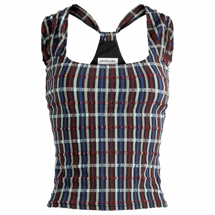Photo: Peachy Den Women's Cindy Racer Back Top in Liquorice