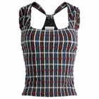 Peachy Den Women's Cindy Racer Back Top in Liquorice