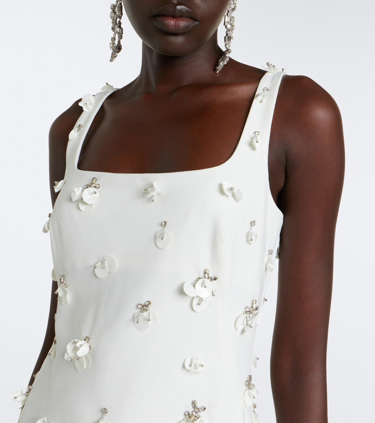 Simkhai Ziva embellished crêpe minidress