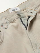 AGOLDE - Fusion Straight-Leg Denim Shorts - Neutrals