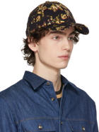 Paul Smith Black Disrupted Rose Cap