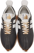 Lanvin Grey & White Nylon Bumpr Sneakers