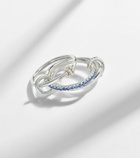 Spinelli Kilcollin Raneth sterling silver ring with sapphires and diamonds