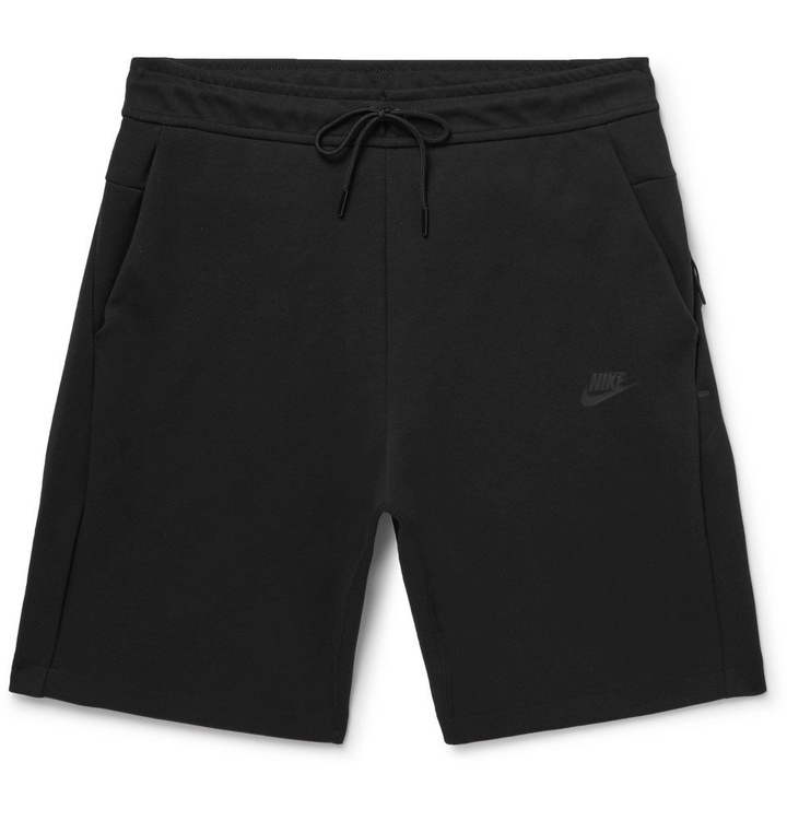 Photo: Nike - Cotton-Blend Tech Fleece Shorts - Men - Black