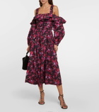 Ulla Johnson Caprice floral cotton poplin midi dress