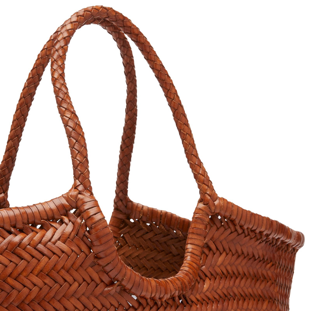 Dragon Diffusion Women's Nantucket Basket Bag in Tan Dragon