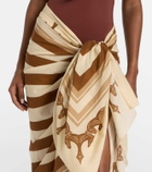 Johanna Ortiz Cotton printed beach cover-up
