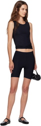 Jil Sander Black Second Skin Shorts