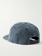 Rhude - Logo-Embroidered Denim Baseball Cap