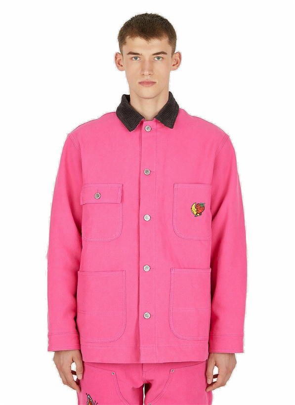 Photo: Workwear Canvas Chore Jacket in Pink