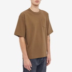 Sacai Men's S Studs Pocket T-Shirt in Khaki