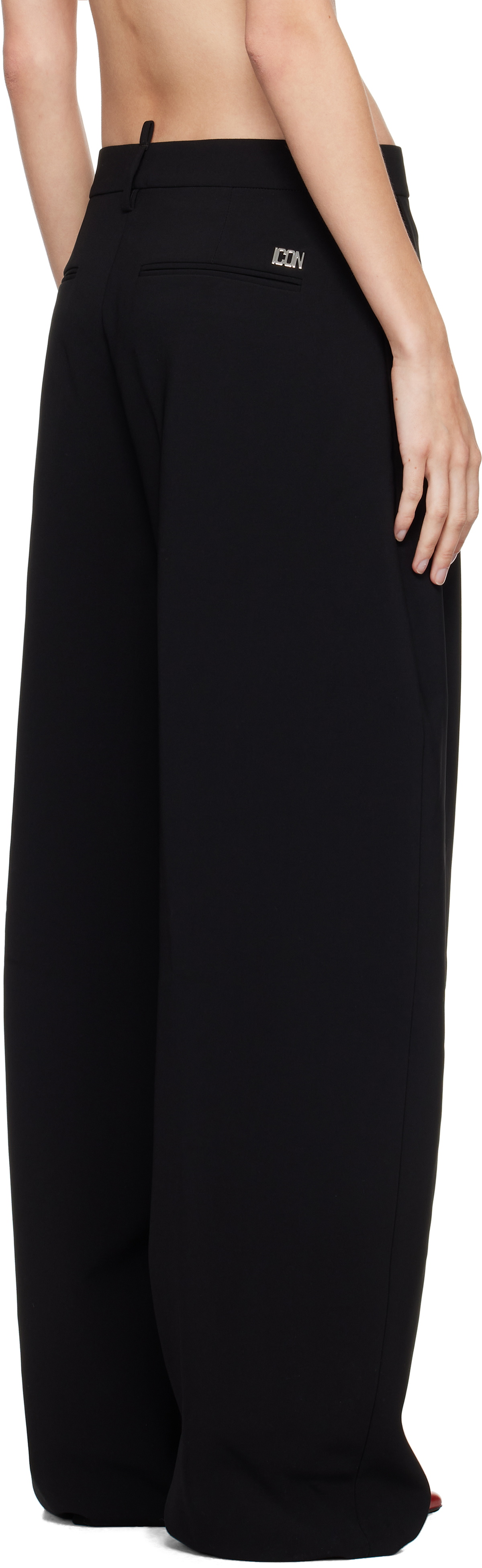 Dsquared2 Black Amelia Trousers