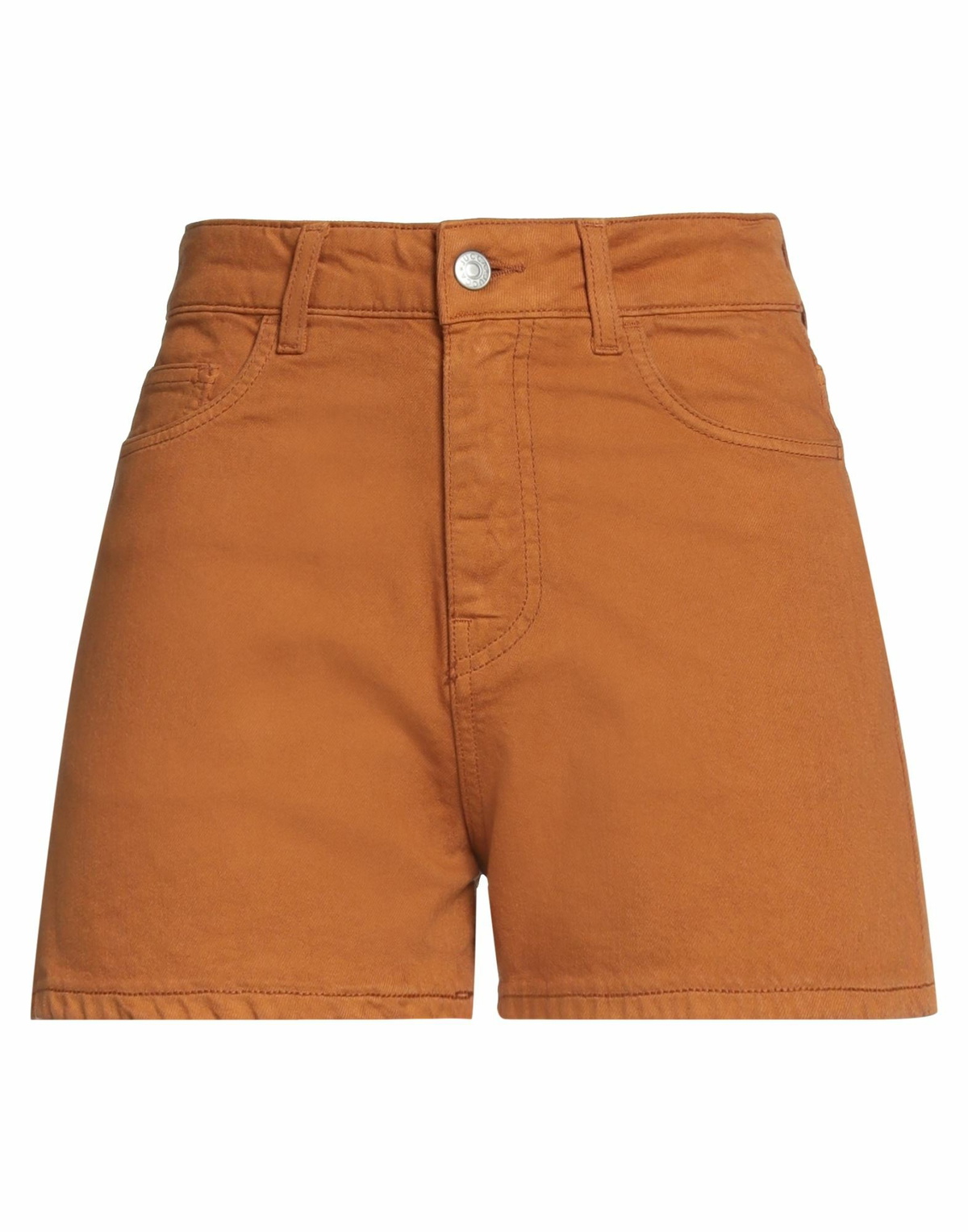 Jucca Womens Denim shorts Camel