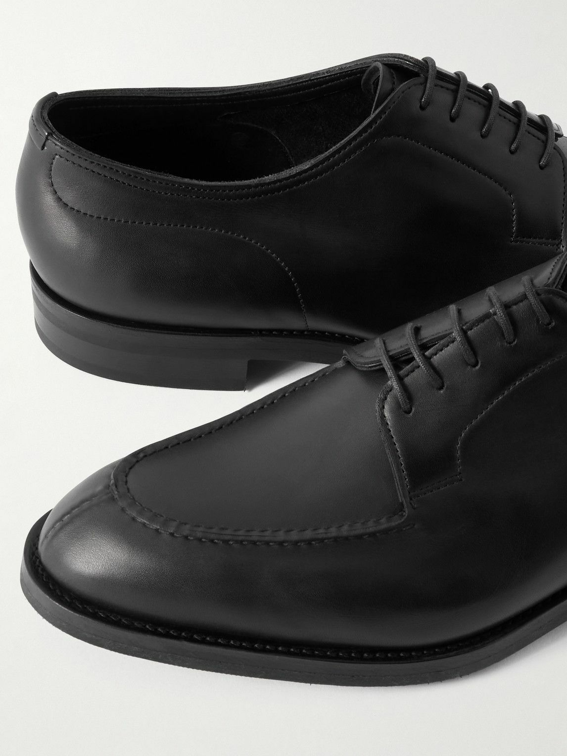 Edward Green - Dover Leather Derby Shoes - Black