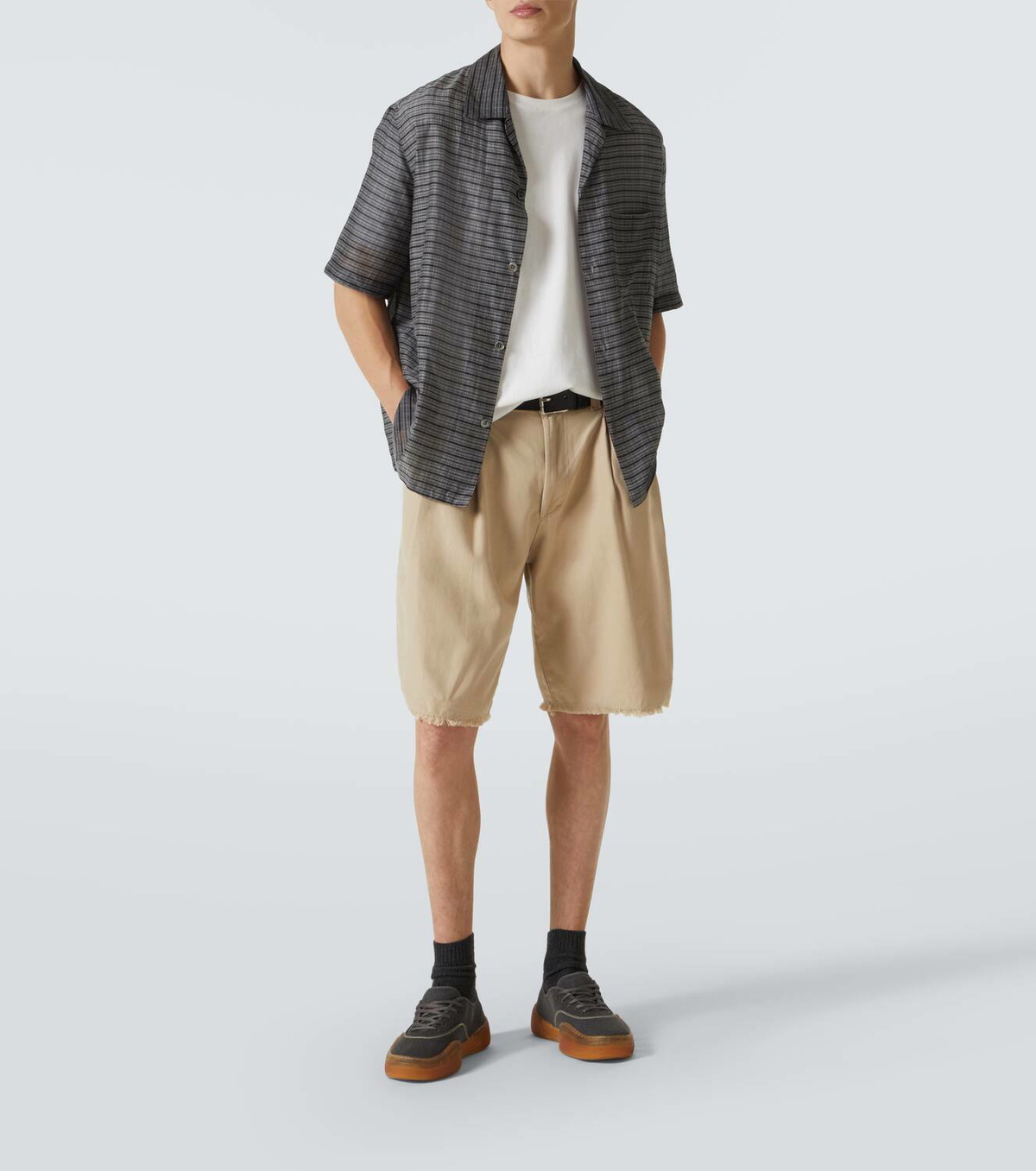 【ERL】キャンバスロートップスニーカー ERL Canvas low-top sneakers ERL