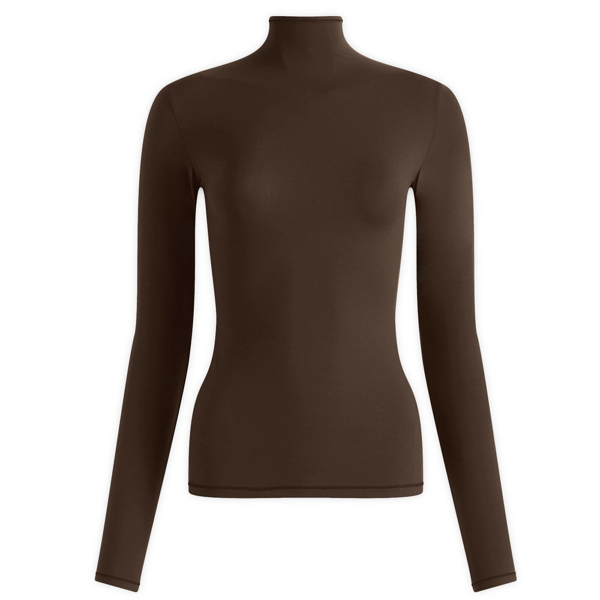 SKIMS Women's Fits Everybody Turtleneck Top in Cocoa