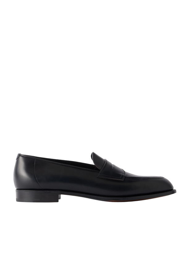 Photo: Edward Green - Piccadilly Leather Loafers - Black