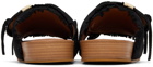 visvim Black Christo Shaman-Folk Sandals