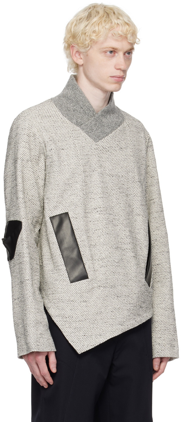 Uncertain Factor Gray Tight End Sweatshirt
