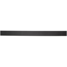 Off-White Black Paperclip Chain Logo Belt