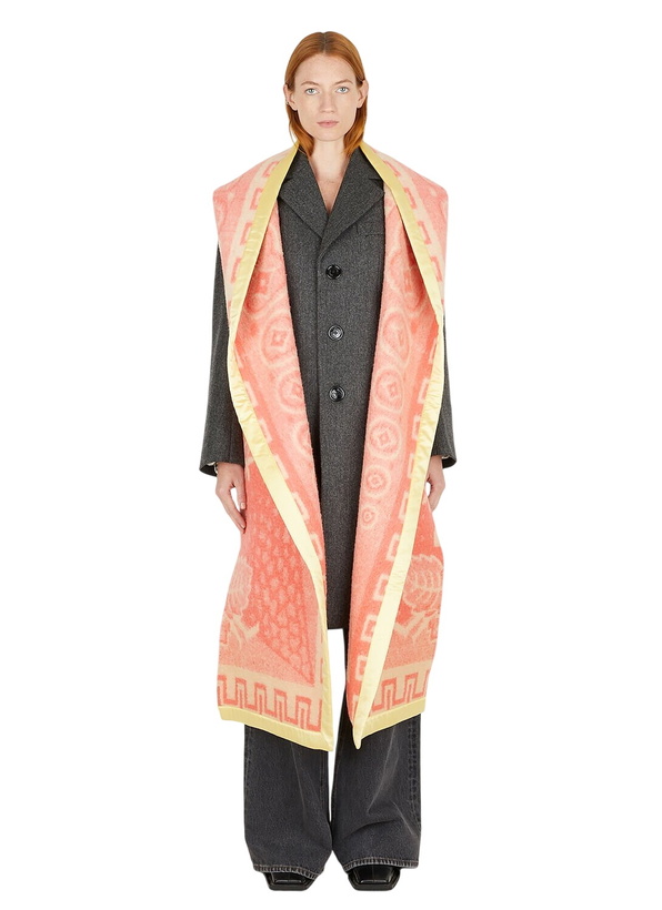 Photo: Meryll Rogge Blanket Draped Classic Coat