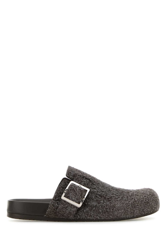 Photo: Loewe Mud Suede Ease Buckle Slippers