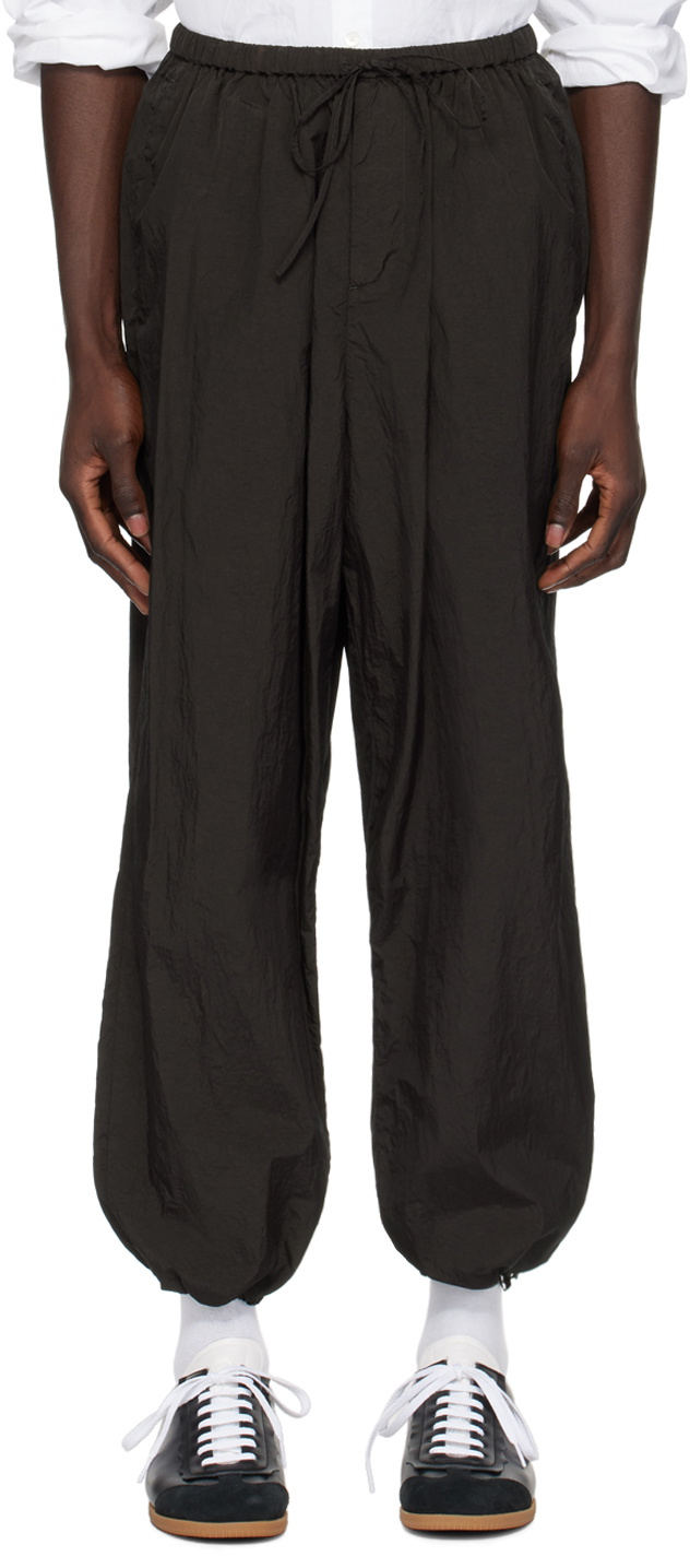ATON Brown Hand-Dyed Trousers