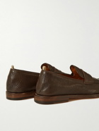 Officine Creative - Opera Full-Grain Leather Penny Loafers - Brown