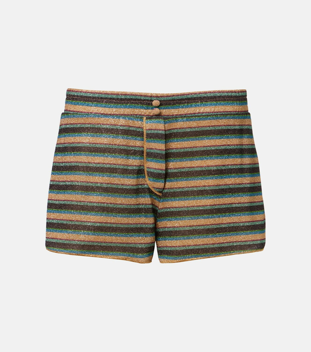 Oséree Lumière striped shorts