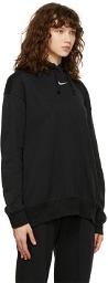 Nike Black Essential Collection Oversized Fleece Hoodie
