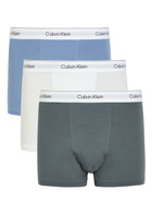Calvin Klein Icon Stretch-cotton Trunks set of Three White