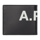 A.P.C. Navy Logo Aly Bifold wallet