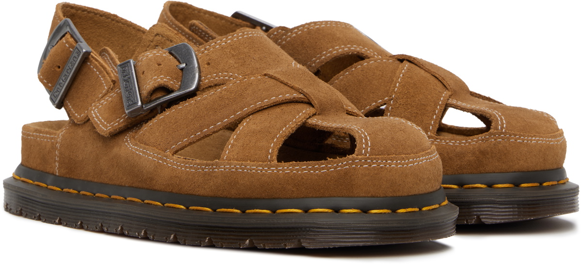 Dr. Martens Tan Archive Fisherman Suede Sandals