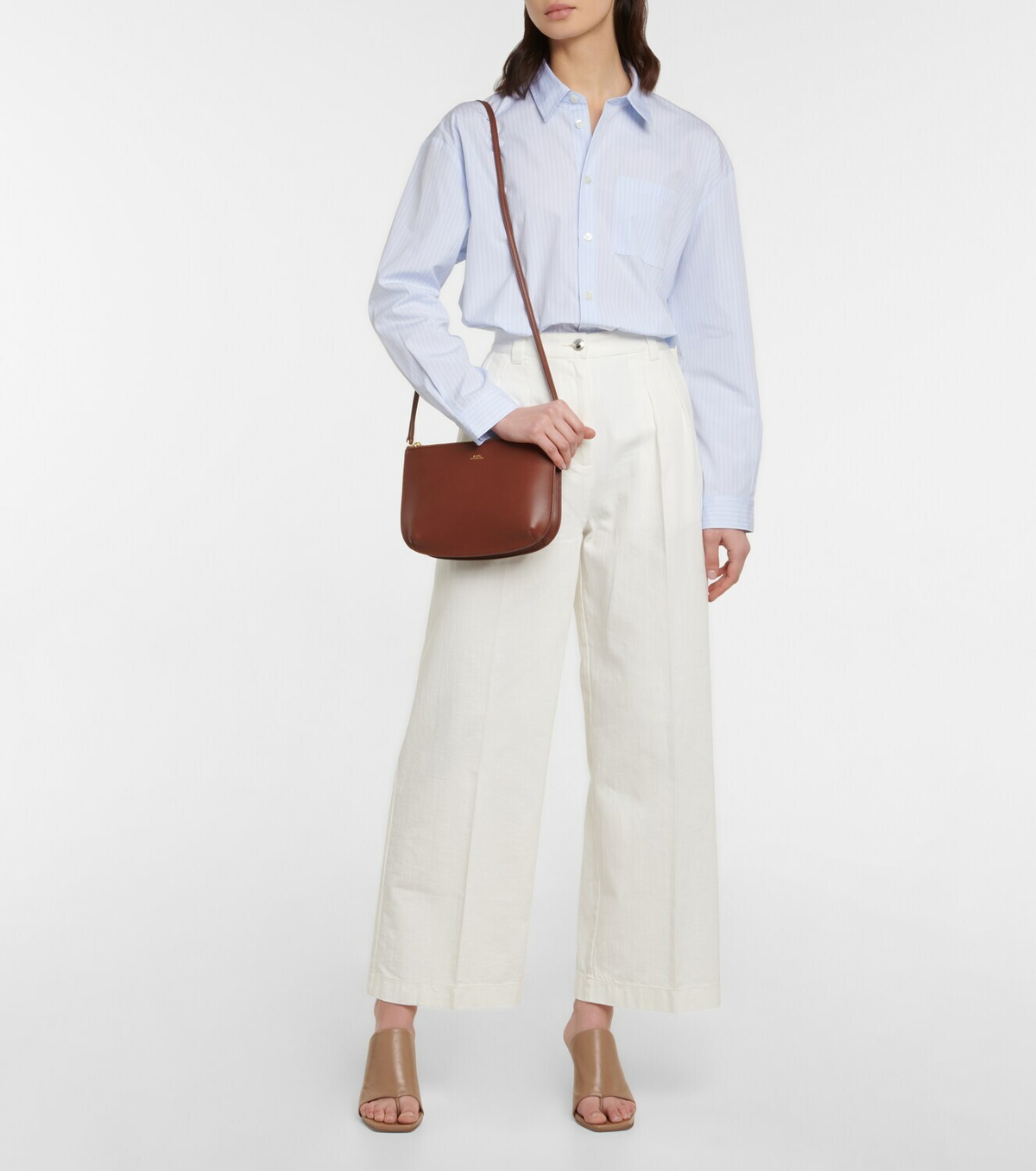 A.P.C. - Tressie cotton wide-leg pants A.P.C.