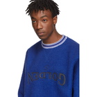 Golden Goose Blue Embroidery Logo Sweatshirt