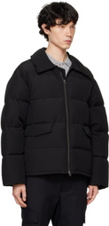 Dunst Black Shearling Collar Down Jacket